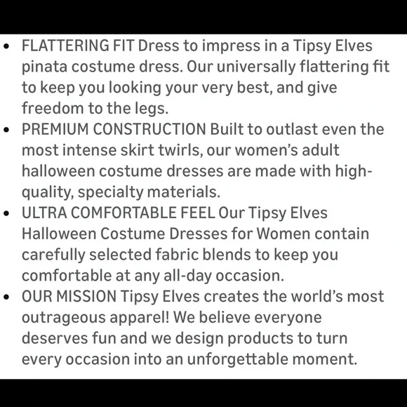 Tipsy Elves Rainbow Piñata Dress Bright Multicolor Fringe Costume Hood NWT Sz XL - Picture 8 of 9